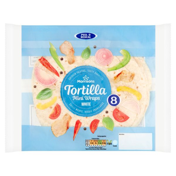 White Mini Tortilla Wraps