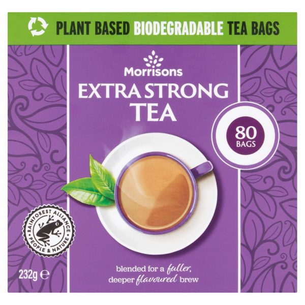 Extra Strong Tea Bags Pack Of 80