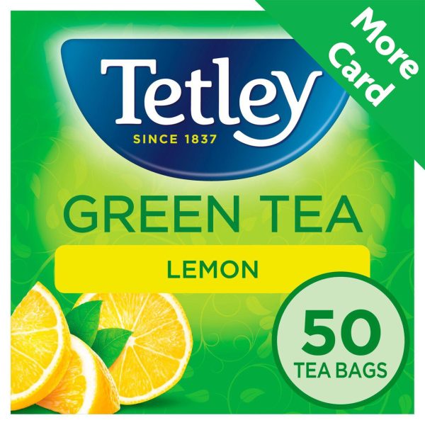 Tetley Green & Lemon Tea Bags 50s