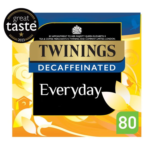 Twinings Everyday Decaffeinated 80 Tea Bags