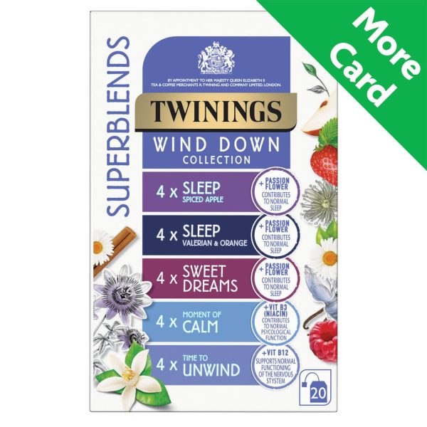 Twinings Superblends Wind Down Collection 20 Tea Bags