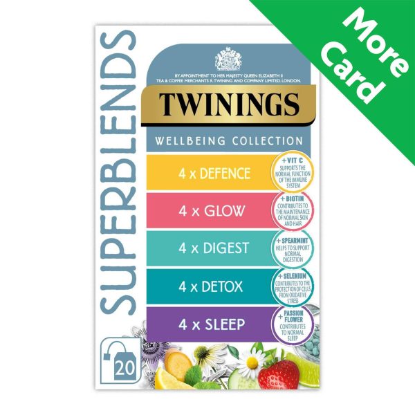 Twinings Superblends Wellbeing Collection 20 Tea Bags