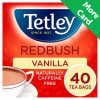 Tetley Redbush Vanilla 40 Tea Bags