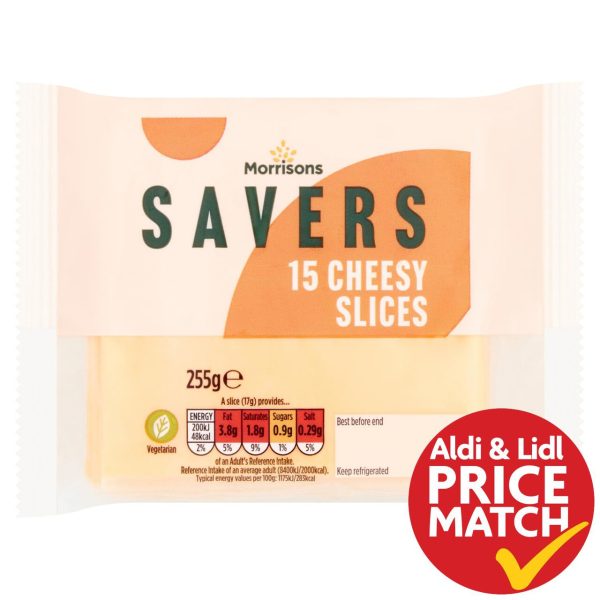 Savers 15 Cheese Slices