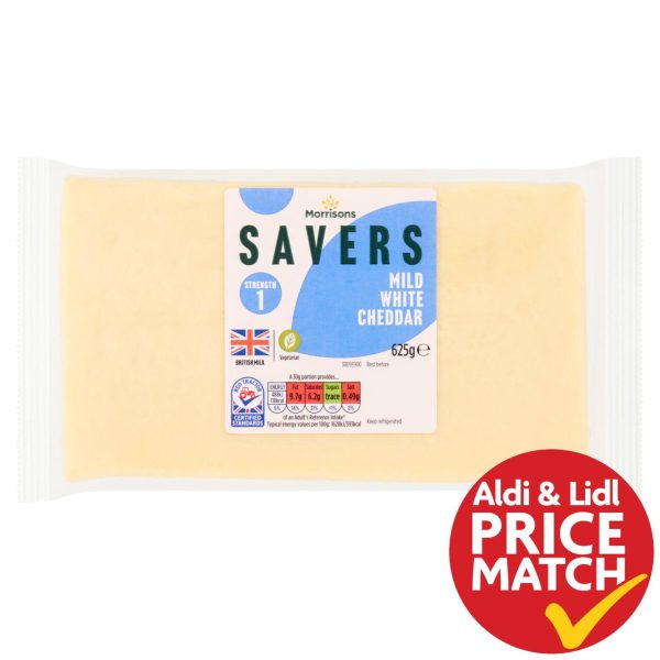 Savers Mild White Cheddar