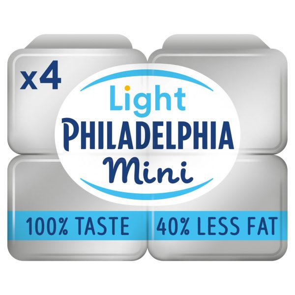 Philadelphia Light Soft Cream Cheese Snacks Mini Tub