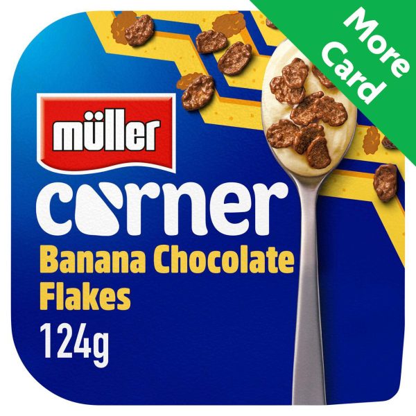 Muller Corner Banana Yogurt with Chocolate Flakes