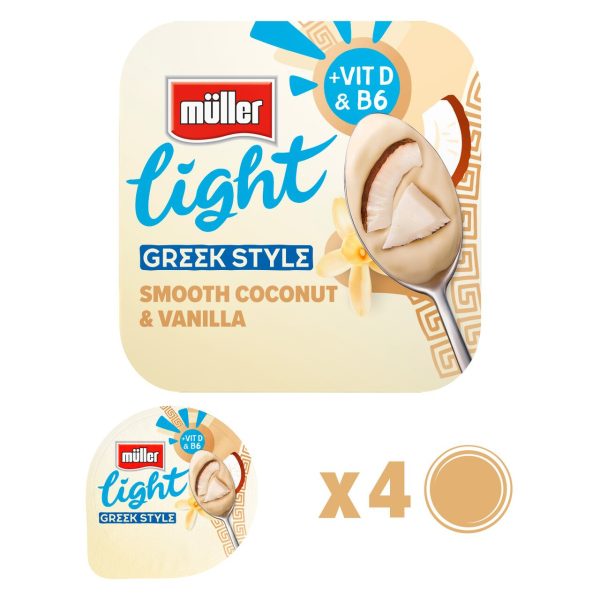 Muller Light Greek Style Coconut with Vanilla Yogurt