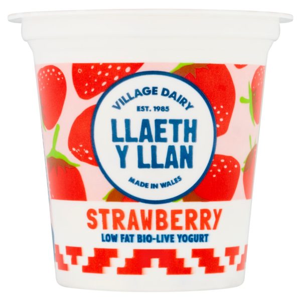 Village Dairy Llaeth Y Llan Strawberry Yogurt