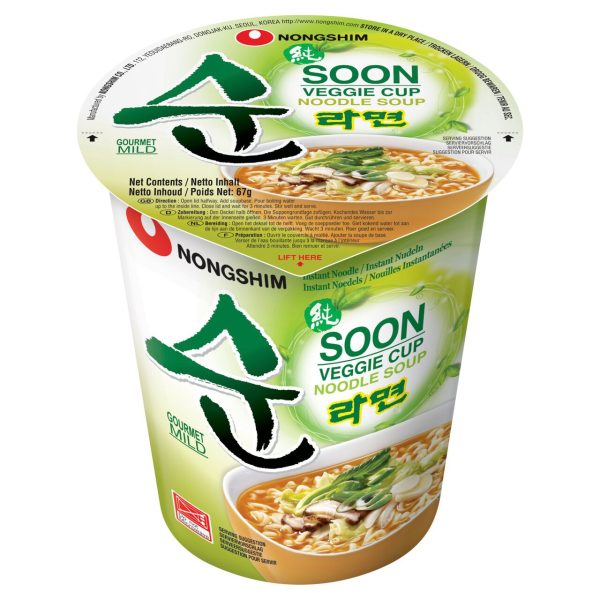 Nongshim Soon Veggie Cup Noodle Soup