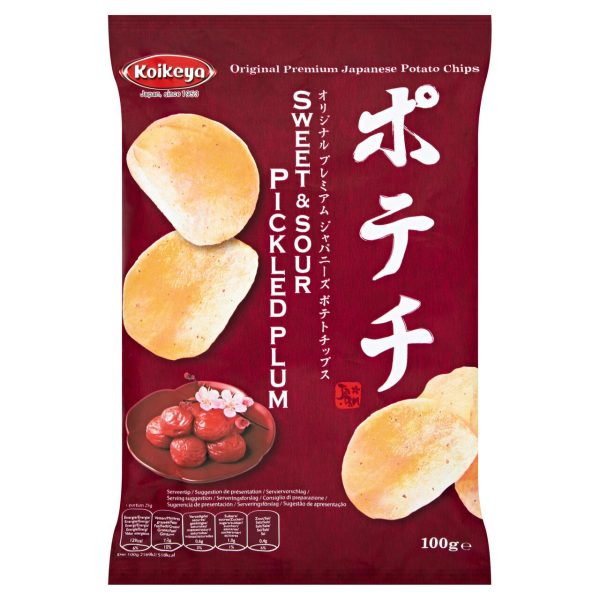 Koikeya Sweet & Sour Pickled Plum Potato Chips