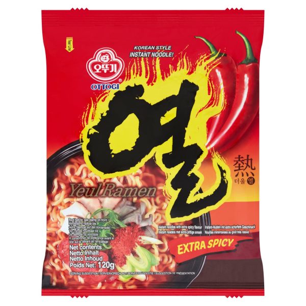 Ottogi Yeul Extra Spicy Ramen Noodles