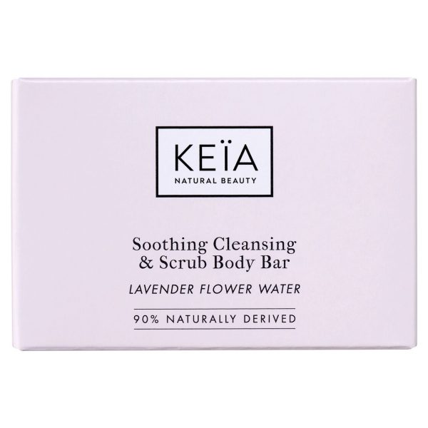 Keia Soothing Cleansing & Scrub Body Bar Lavender