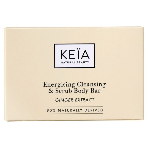 Keia Energising Cleansing & Scrub Body Bar Ginger