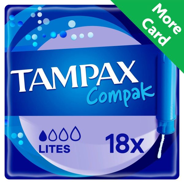 Tampax Compak Applicator Tampons Lite