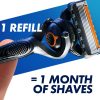 Gillette Fusion 5 ProGlide Razors For Men 4 Refill Razor Blades