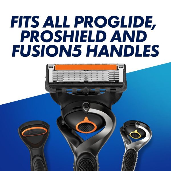 Gillette Fusion 5 ProGlide Razors For Men 4 Refill Razor Blades