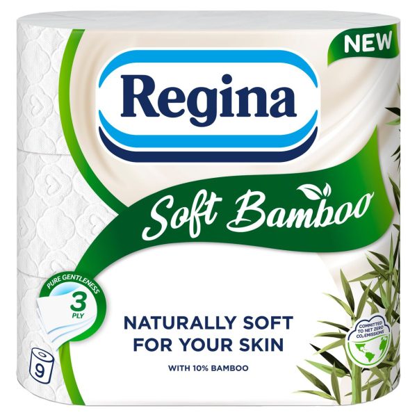 Regina Soft Bamboo Toilet Tissue Roll