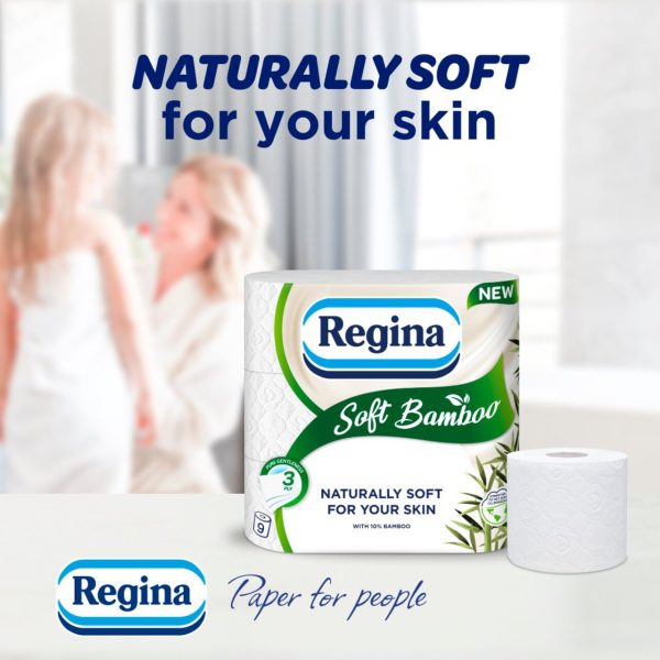 Regina Soft Bamboo Toilet Tissue Roll