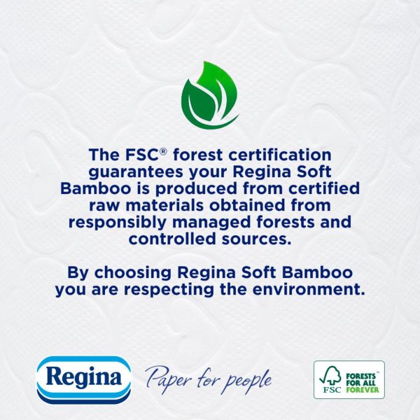 Regina Soft Bamboo Toilet Tissue Roll