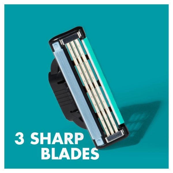 Gillette Mach3 Razor for Men Big Pack-Handle + 11 Refill Razor Bladess