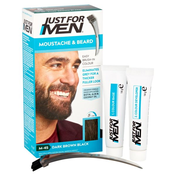 Just For Men Moustache & Beard Dark Brown - Black