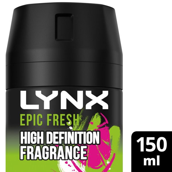 Lynx Epic Fresh Grapefruit & Pineapple Scent Body Spray For Men