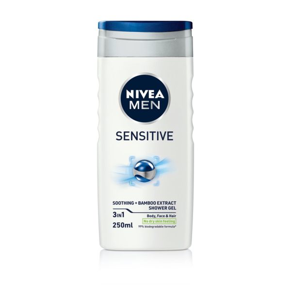 NIVEA Men Shower Gel, Sensitive