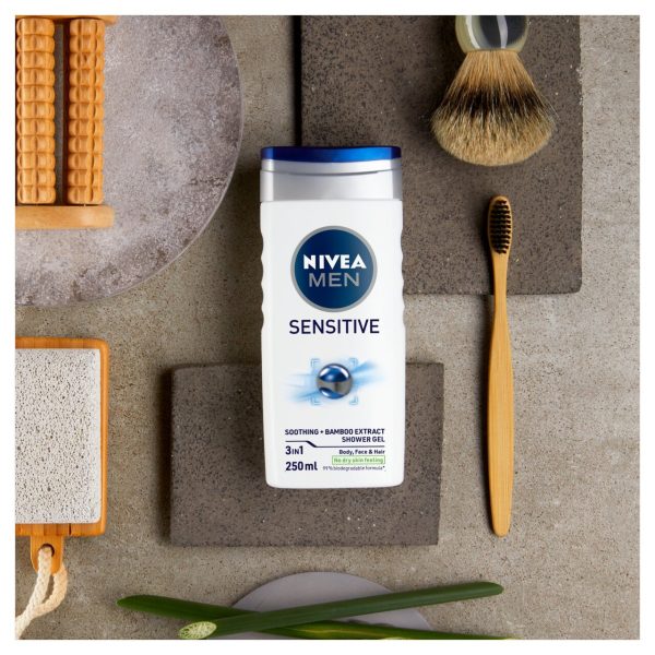 NIVEA Men Shower Gel, Sensitive