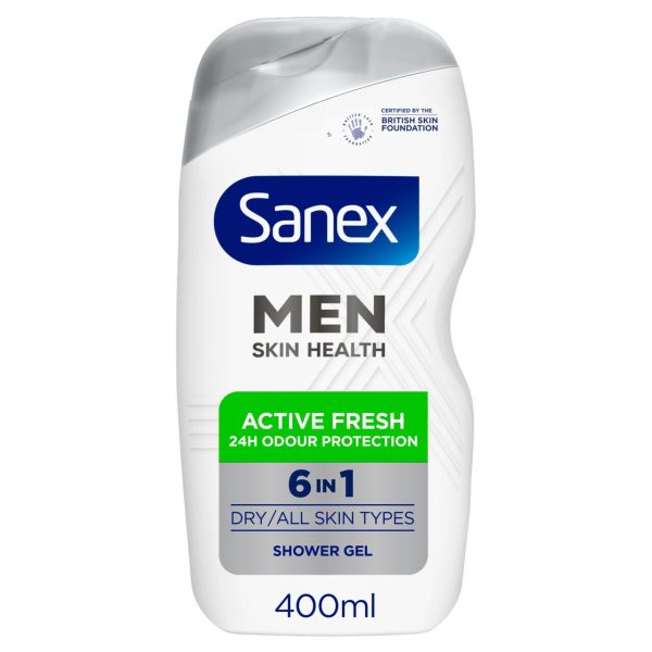 Sanex Men Skin Health Active Fresh Shower Gel