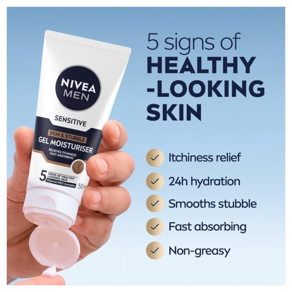 NIVEA MEN Sensitive Skin & Stubble Moisturising Gel