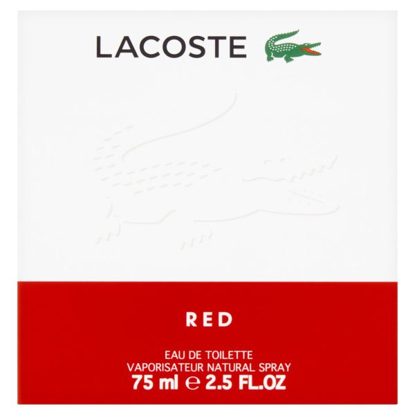 Lacoste Red Eau De Toilette Spray 75ml