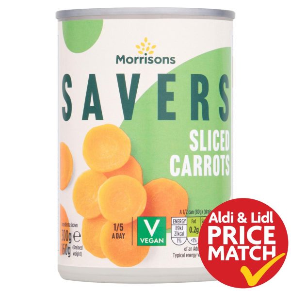 Savers Sliced Carrots (300g)