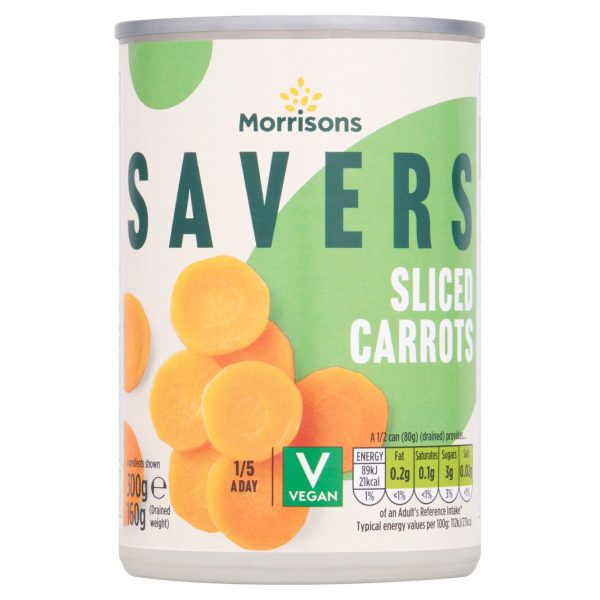 Savers Sliced Carrots (300g)