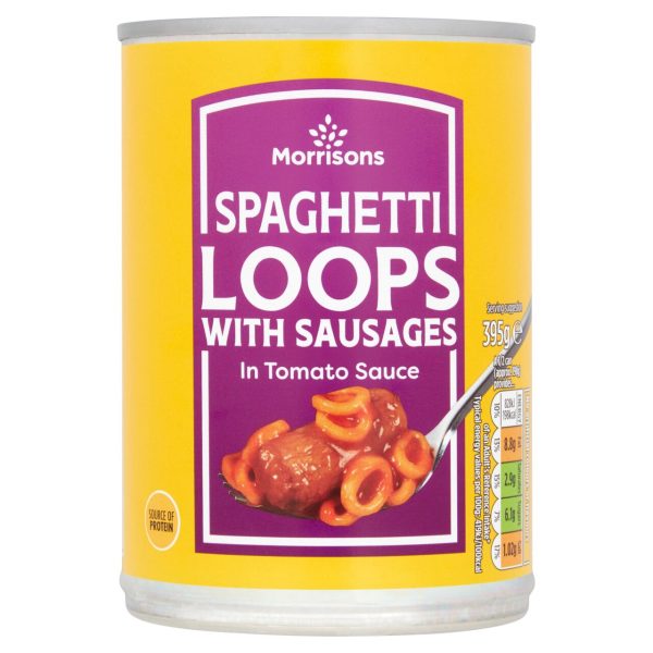 Spaghetti Rings with Sausages in Tomato Sauce