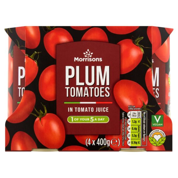 Peeled Plum Tomatoes (4x400g)