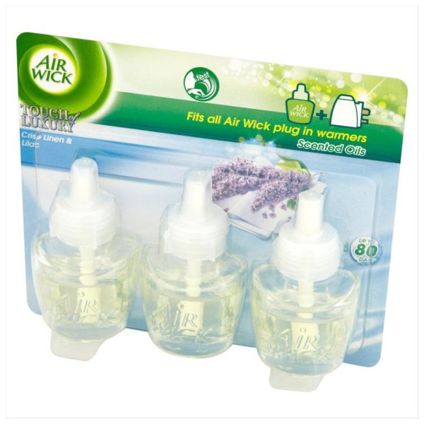 Air Wick Liquid Electrical Triple Refill Crisp Linen & Lilac