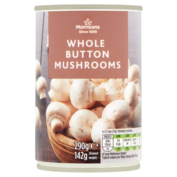 Whole Button Mushrooms (290g)