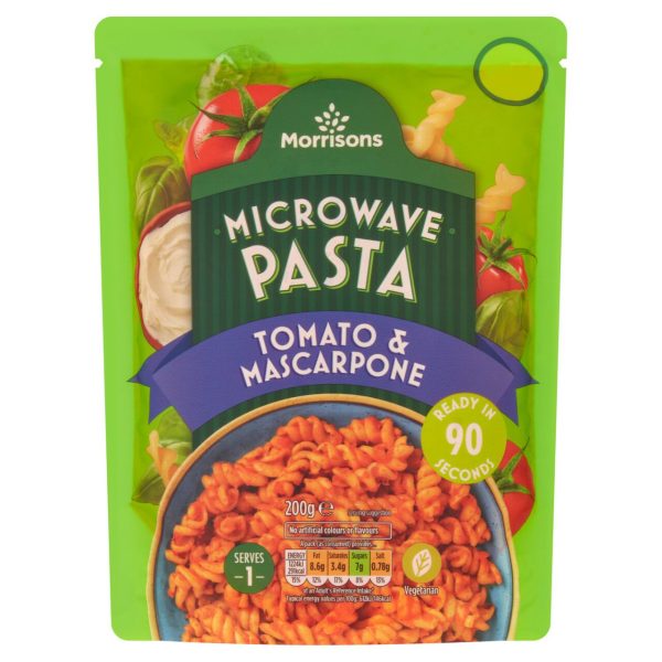 Tomato & Mascarpone Microwave Pasta