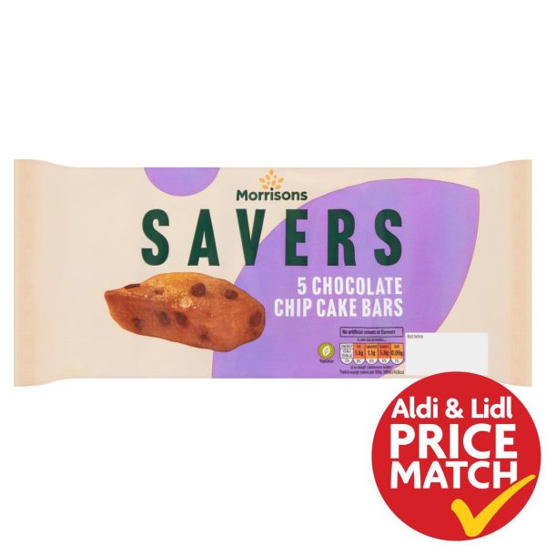 Savers Choc Chip Cake Bars