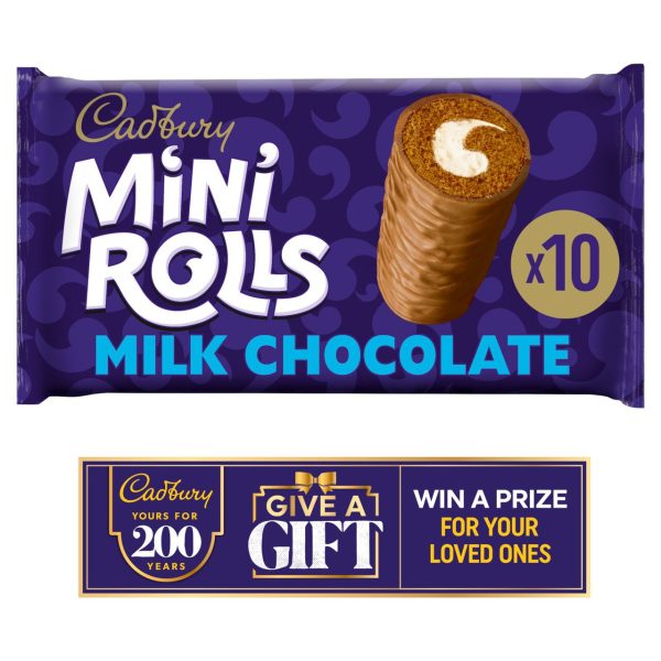 Cadbury Mini Rolls Milk Chocolate Family Size