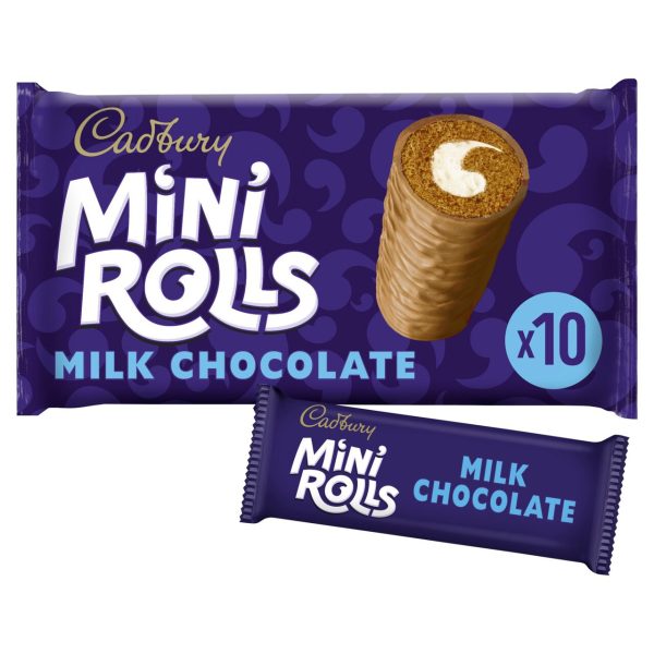 Cadbury Mini Rolls Milk Chocolate Family Size