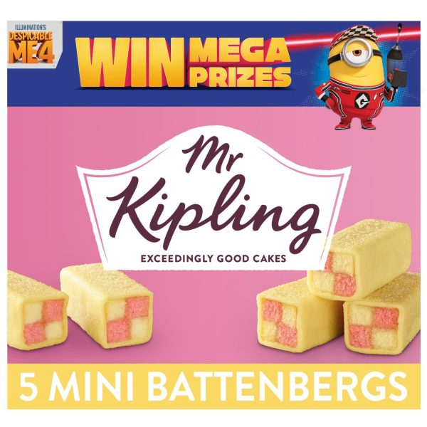 Mr Kipling Mini Battenberg Cakes