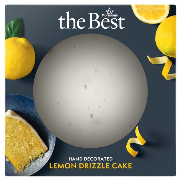 The Best Hand Decorated Lemon Cake Serves 6