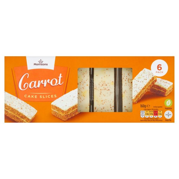 6 Carrot Cake Slices