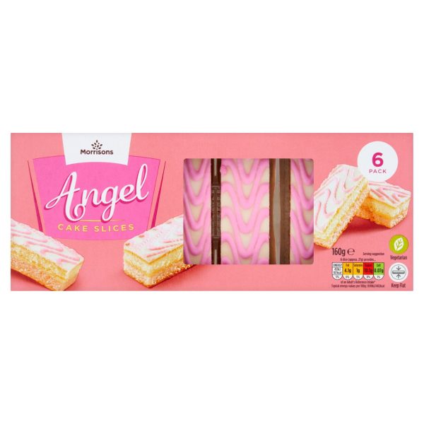 6 Angel Cake Slices