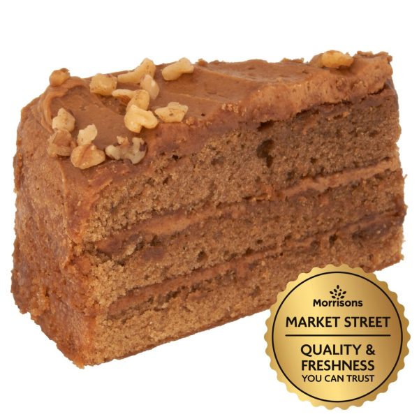 Market Street Coffee & Walnut Cake Slice