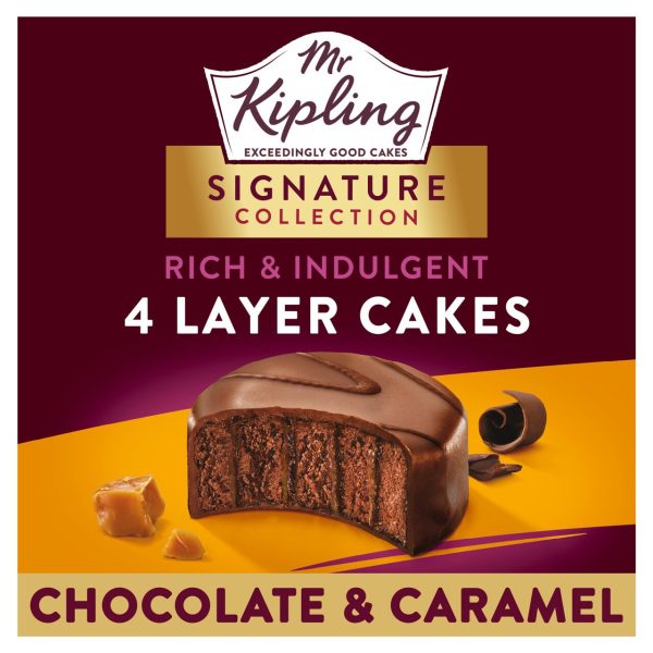 Mr Kipling Signature Chocolate And Caramel Layer Cakes