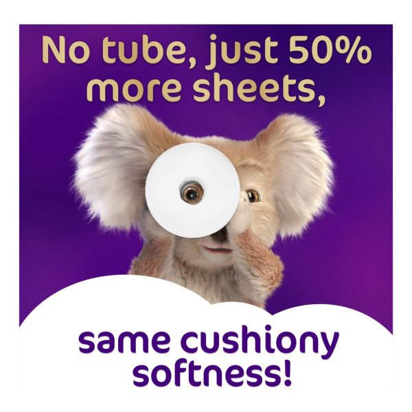 Cushelle Quilted Tubeless Toilet Tissue 6 Rolls Equals 9 Rolls