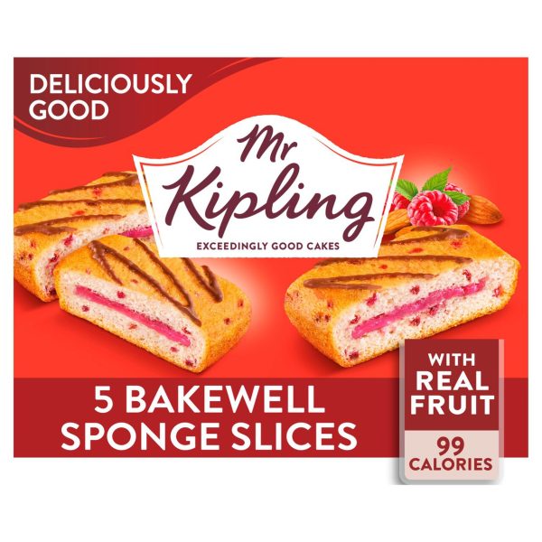 Mr Kipling Deliciously Good Bakewell Sponge Cake Slices